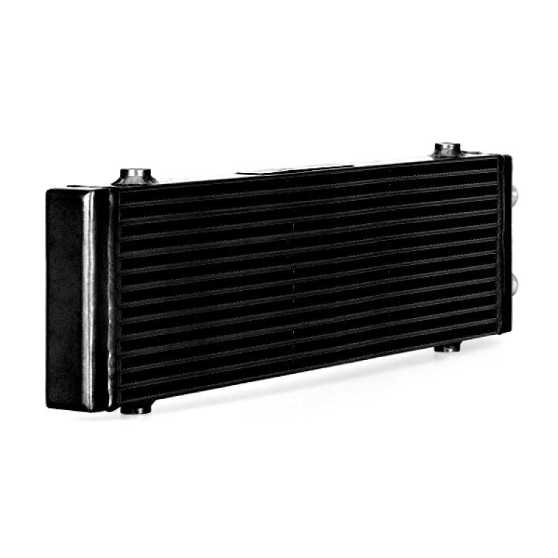 Mishimoto Universal Large Bar and Plate Dual Pass Black Oil Cooler for Ford Mustang 2018-2021