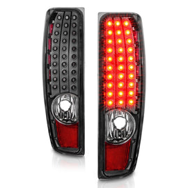 ANZO 04-10 Chevy Colorado & GMC Canyon LED Tail Light Assembly with Clear Lens and Black Housing