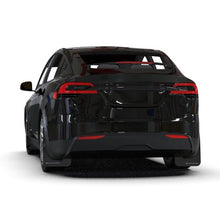 Load image into Gallery viewer, Rally Armor 22-26 Tesla Model X Black UR Mud Flaps with Metallic Black Logo