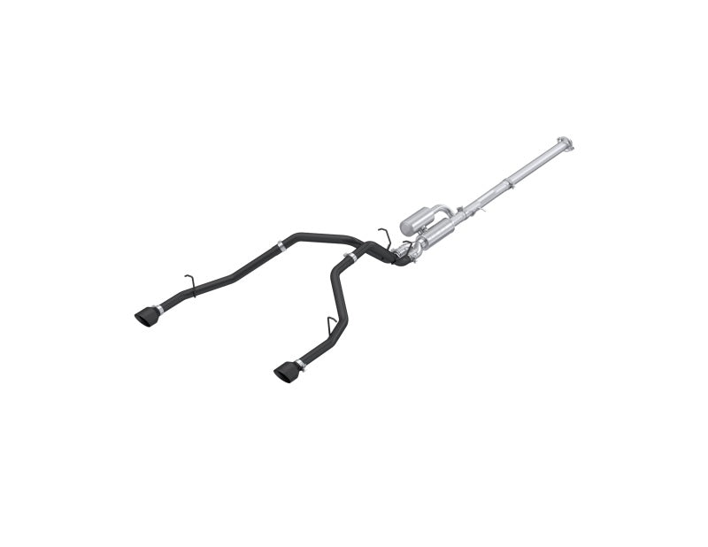 MBRP Armor BLK Series 3-Inch Cat-Back Dual Rear Exit Exhaust System for 2025 Ram 1500 3.0L