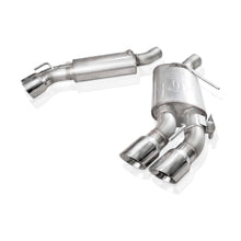 Load image into Gallery viewer, Stainless Works 2016+ Chevy Camaro SS 3-inch Redline Performance Connect Axle Back Exhaust with Valve and Quad Tips