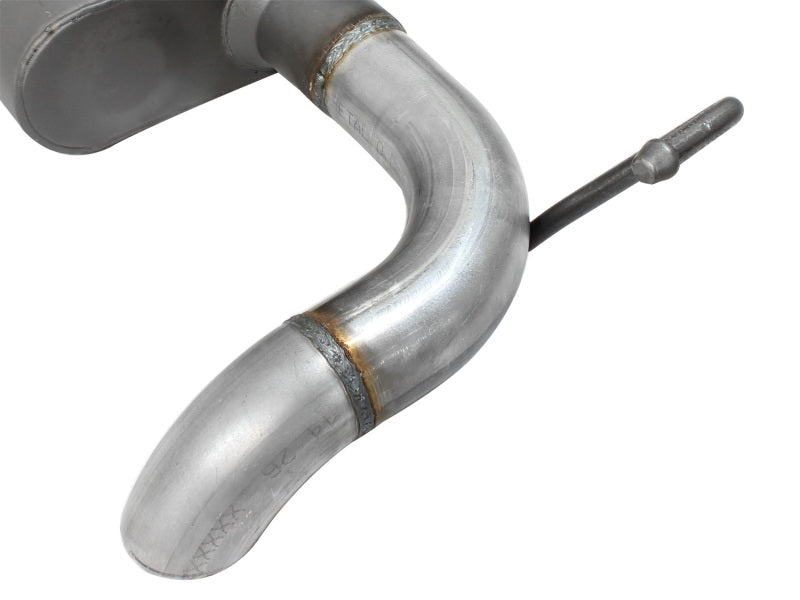 aFe Scorpion Aluminized Hi-Tuck Rock Basher Cat-Back Exhaust System for Jeep Wrangler JK 07-18 V6 3.6L/3.8L
