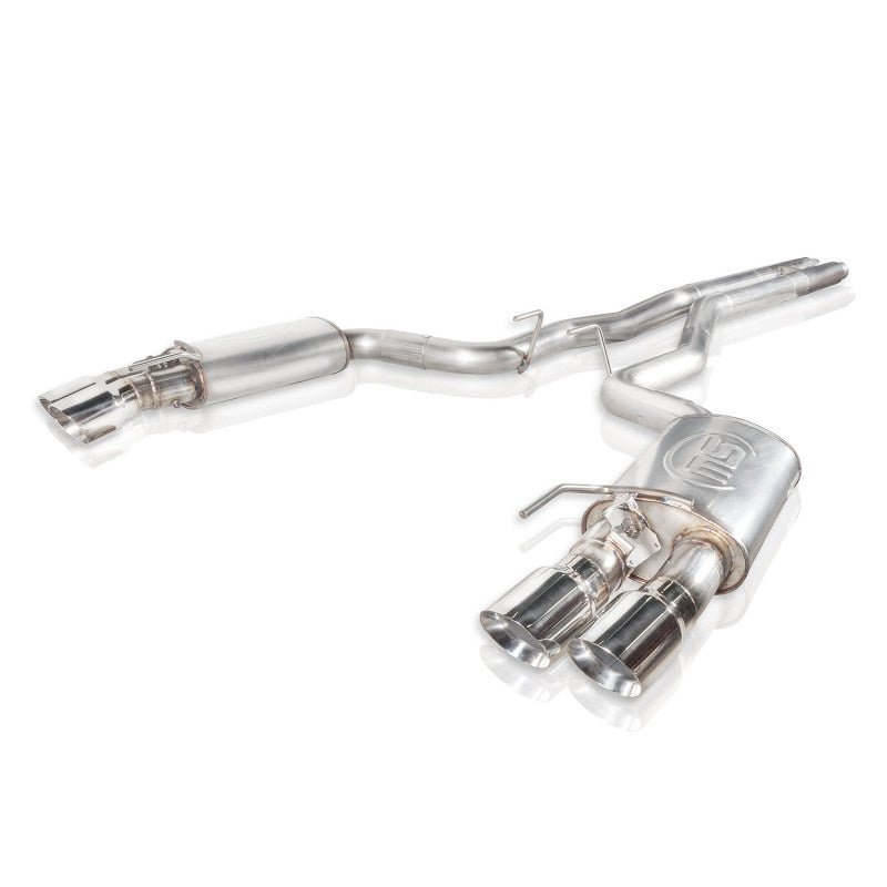 Stainless Works 2018+ Ford Mustang GT 5.0L Redline Series 3-Inch Dual Exhaust with H-Pipe and Active Valve Control