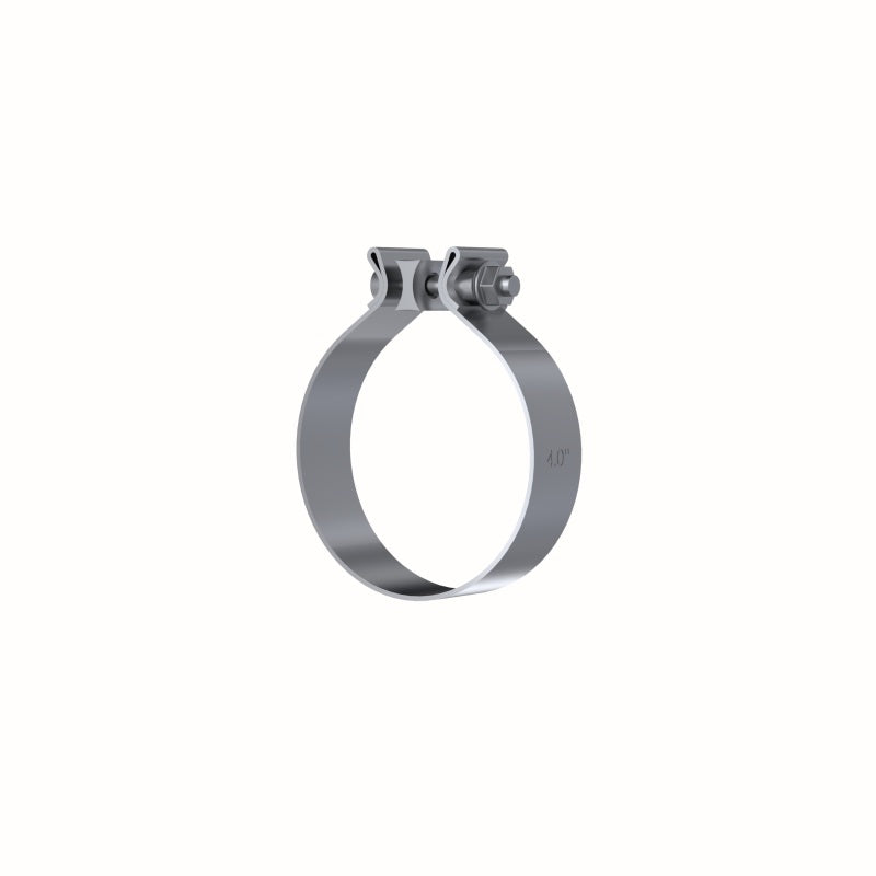 MBRP Universal 4-Inch Stainless Steel Band Clamp for Automotive Exhaust Systems