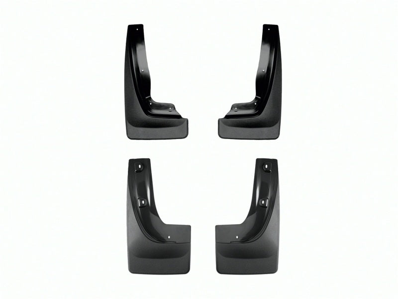 WeatherTech No-Drill DigitalFit MudFlap Kit for 2022-2023 Jeep Grand Cherokee Including 4xe, Black - WET110141-120153
