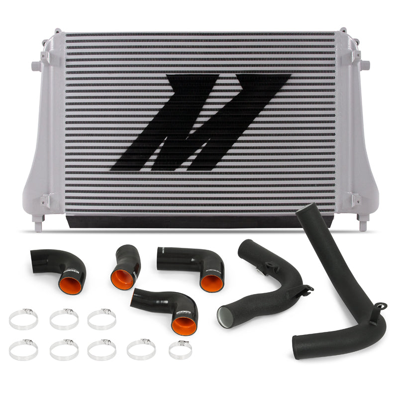 Mishimoto 2015+ VW MK7 Golf TSI / GTI / R Performance Intercooler Kit with Aluminum Piping (Black)