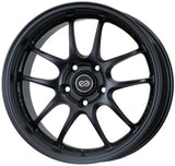 Enkei PF01 18-Inch Black Alloy Wheel with 5x114.3 Bolt Pattern and 35mm Offset