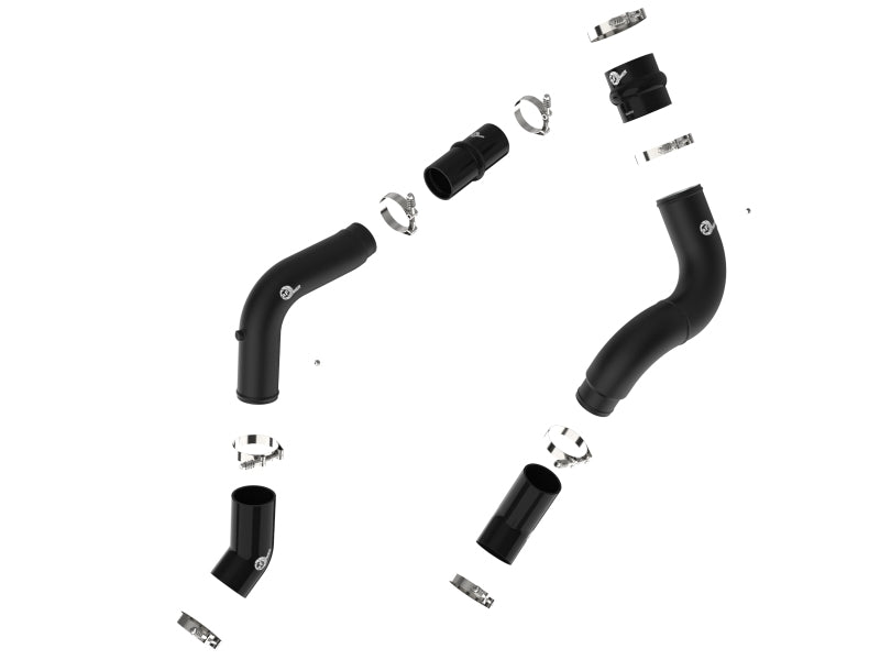 aFe BladeRunner Aluminum Hot and Cold Charge Pipe Kit for Ram Diesel Trucks 2019-2023 6.7L Turbo Diesel