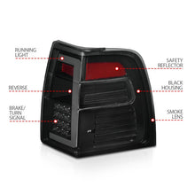 Load image into Gallery viewer, ANZO 07-17 Ford Expedition LED Tail Lights with Light Bar and Smoke Lens, Black Housing