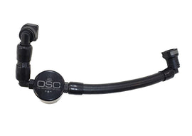 J&L JLT3050P-B 3.0 V2 Passenger-Side Oil Separator for 2011-2017 Ford Mustang V6, Black Anodized