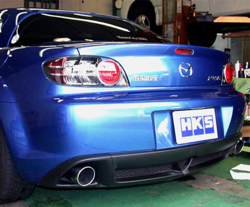 HKS Legamax Catback Exhaust for Mazda RX-8 03+ - Part Number hks32018-AZ002