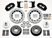 Load image into Gallery viewer, Wilwood Narrow Superlite 6R Front Hub Kit with 14-Inch Drilled Rotors for Classic Muscle Cars and Vintage Rods