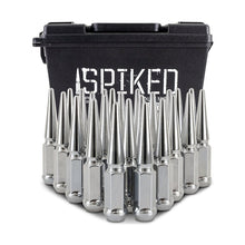 Load image into Gallery viewer, Mishimoto Steel Spiked Lug Nuts M12 x 1.5 Set of 24 in Chrome for Enhanced Wheel Style