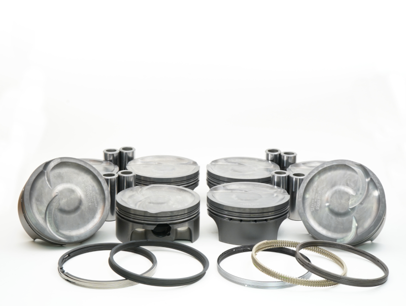 Mahle MS Pistons for Chevrolet LSX 429cid – 4.070 inch Bore, 4.125 inch Stroke, 6.125 inch Connecting Rod, .927 inch Pin, 20cc Dish, 9.9 Compression Ratio – Set of 8