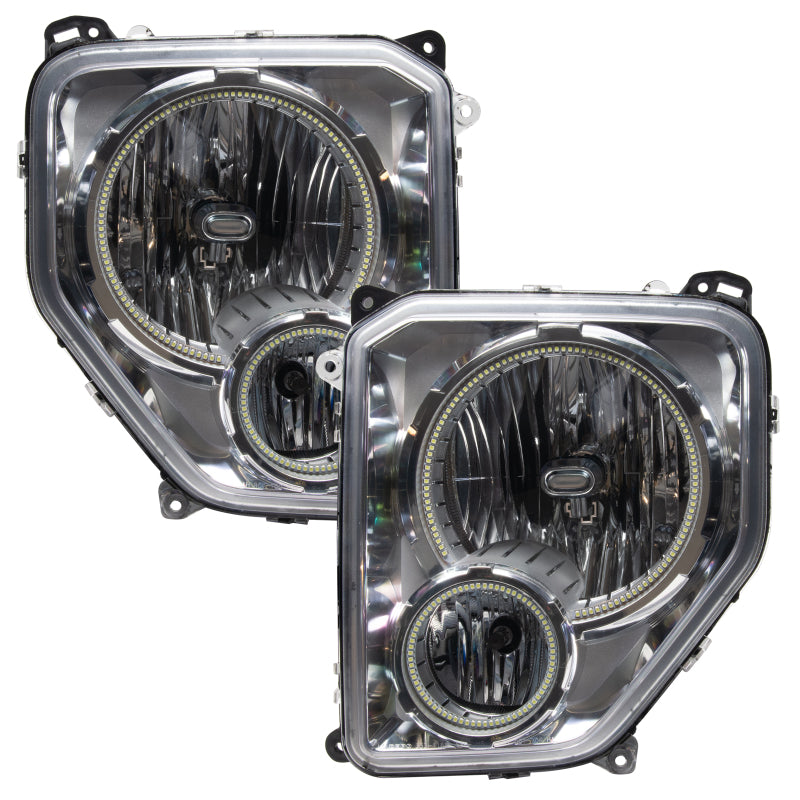 Oracle Lighting 08-12 Jeep Liberty Pre-Assembled White Headlights with SMD Halo Technology