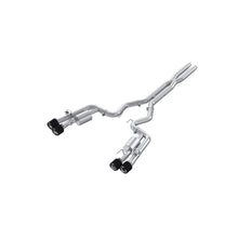 Load image into Gallery viewer, MBRP Armor Pro Series 3-inch Dual Split Rear Exit Exhaust with Quad Carbon Fiber Tips for 2024-2026 Ford Mustang