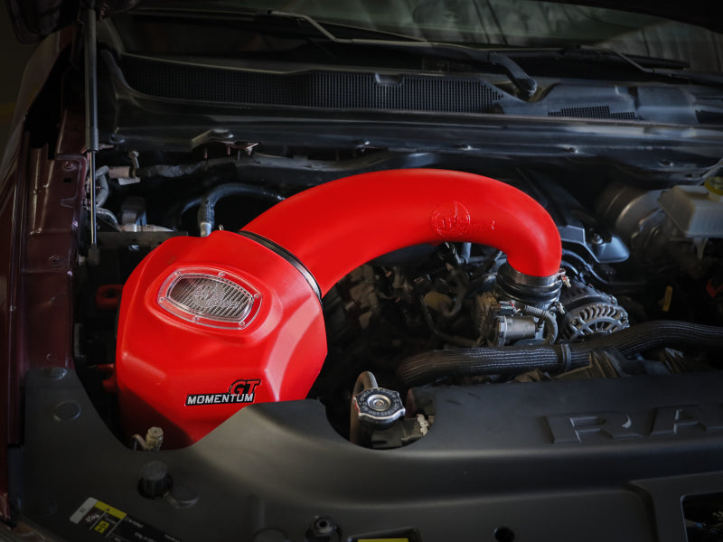 aFe Momentum GT Pro Dry S Cold Air Intake System for 2019-2023 Ram 1500 with 5.7L HEMI V8 - Red Edition