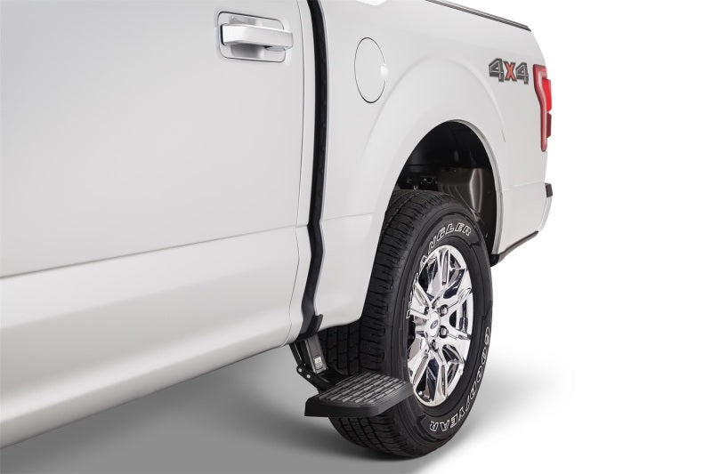 AMP Research BedStep2 Retractable Side Step for Ford F-150 (2015-2024) - Black
