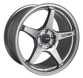 Enkei TS-5 17x8 Storm Grey Alloy Wheel with 5x114.3 Bolt Pattern and 40mm Offset