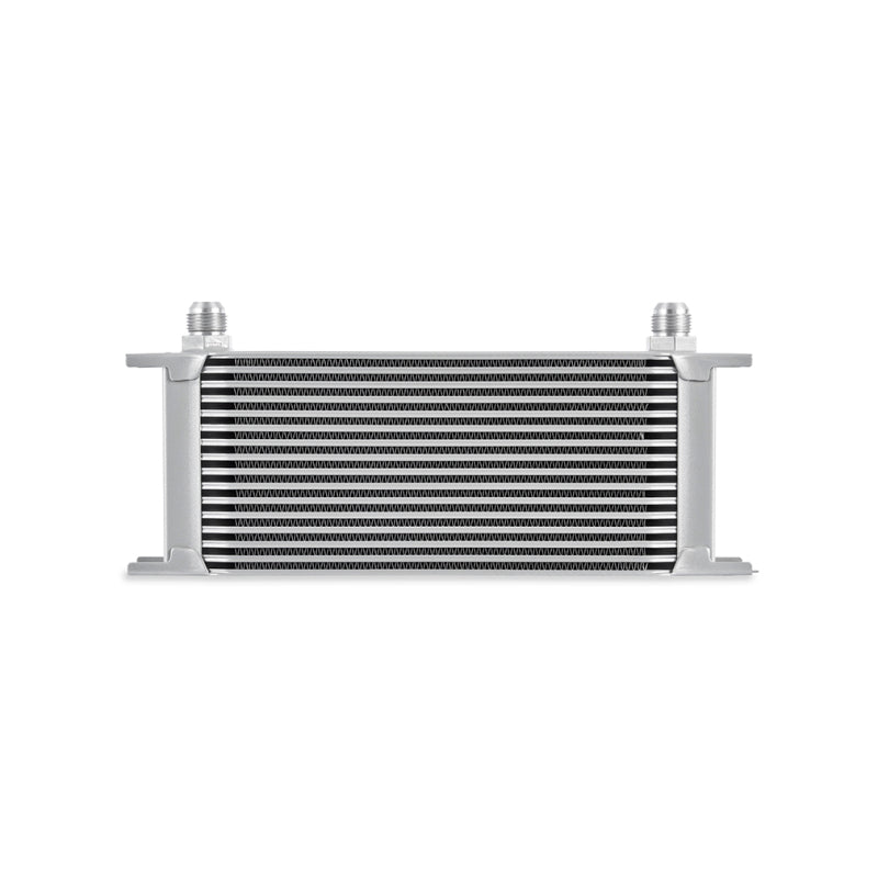 Mishimoto Universal 16-Row Oil Cooler - Silver for Engine Temperature Management