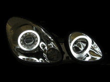 Load image into Gallery viewer, ANZO 1998-2005 Lexus GS300 &amp; GS430 Projector Headlights with Halo, Chrome Housing, Clear Lens, Pair