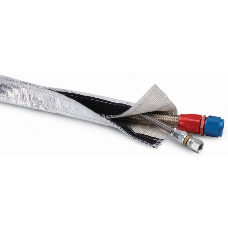 DEI Heat Shroud 1 inch I.D. x 3 ft Aluminized Sleeving with Hook and Loop Closure