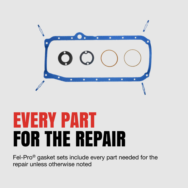 Fel-Pro OS 30746 Engine Oil Pan Gasket Set for Honda and Acura Vehicles