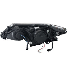 Load image into Gallery viewer, ANZO 2012-2013 Toyota Camry projector headlights with halo, black housing and clear lens