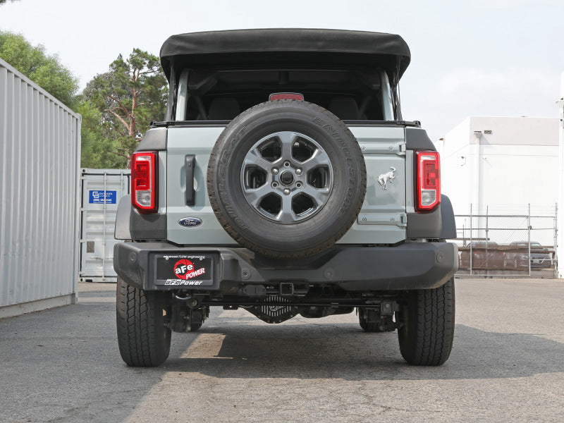 aFe Apollo GT Series 3-Inch 409 Stainless Steel Cat-Back Exhaust System for Ford Bronco 2021-2022