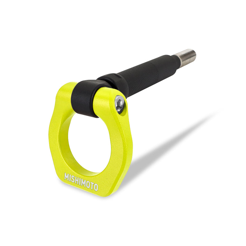 Mishimoto Racing Tow Hook for Subaru BRZ, Scion FR-S, Toyota 86 and Subaru WRX – Neon Yellow, Part #misMMTH-BRZ-13NY