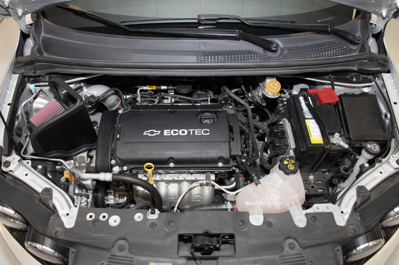 K&N Engineering Part 69-4525TS Silver Typhoon Cold Air Intake for 2012-2015 Chevrolet Sonic 1.8L