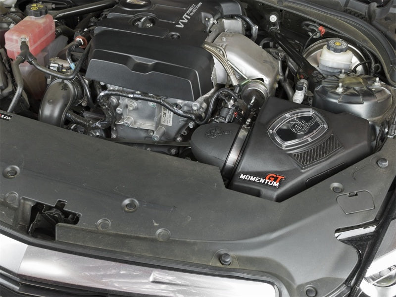 aFe Momentum GT Pro DRY S Stage-2 Cold Air Intake System for 2013-2016 Cadillac ATS with 2.0L Turbo Engine