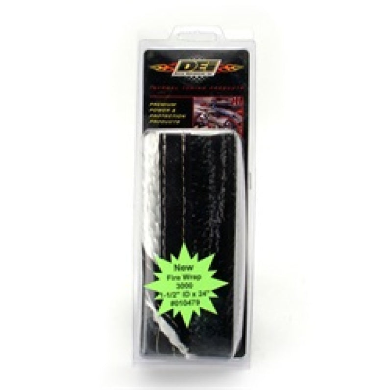 DEI Fire Wrap 3000 Thermal Insulator Sleeve for Automotive Wires and Hoses, 1-1/2 Inch ID x 2 Feet