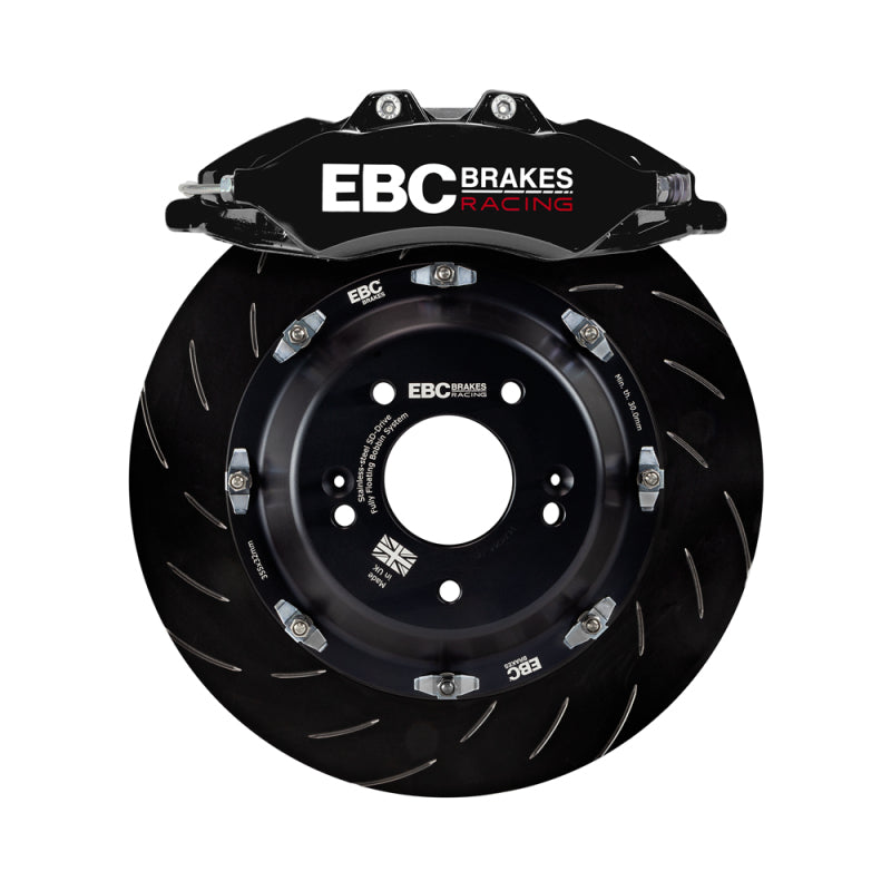 EBC Racing Black Apollo-6 Front Big Brake Kit for BMW M3 (E46) 2000-2006 with 355mm Rotors