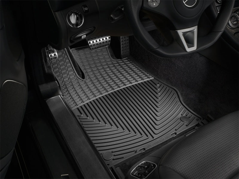 WeatherTech All-Weather Front Rubber Floor Mats for Mercedes-Benz SL-Class (2003-2007) * Black