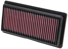 K&N Replacement Panel Air Filter for 2012-2014 Nissan Versa 1.6L - Reusable High-Flow Performance Filter