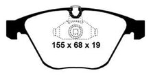 Load image into Gallery viewer, EBC Redstuff Ceramic Low Dust Front Brake Pads for BMW 5 Series (2006-2008)