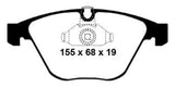EBC Redstuff Ceramic Low Dust Front Brake Pads for BMW 5 Series (2006-2008)