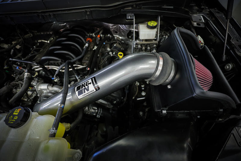 K&N Engineering High Flow Performance Intake Kit for 2021-2022 Ford F-150 V8-5.0L - Part #KN77-2616KC