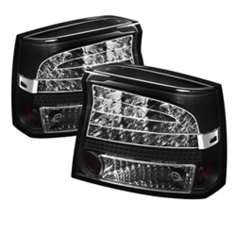 Spyder Dodge Charger 2009-2010 LED Tail Lights Black ALT-YD-DCH09-LED-BK