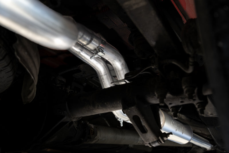 MBRP Armor BLK Series 3-Inch Black Coated Cat-Back Exhaust System for Chevrolet Silverado 1500 and GMC Sierra 1500 (2019-2021)