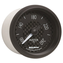 Load image into Gallery viewer, AutoMeter GT Series 52mm Full Sweep Digital Water Temperature Gauge 100-260°F
