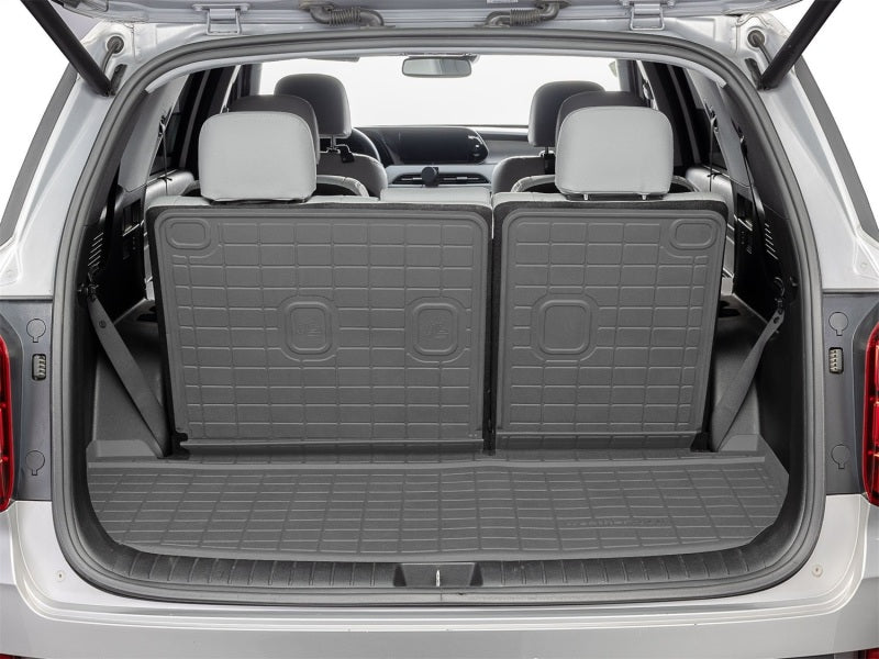 WeatherTech SeatBack Cargo Liner HP for 2020-2022 Hyundai Palisade, Behind 2nd Row, Grey - Part Number WET421730IM