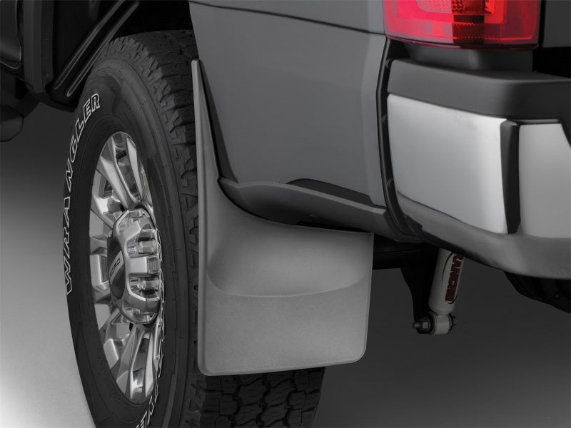 WeatherTech DigitalFit No-Drill MudFlaps for Ford F-250 and F-350 Super Duty 2017 * Black