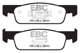 EBC Greenstuff 2000 Series Front Brake Pads for 2016-2017 Smart Fortwo 0.9L Turbo