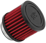 K&N Engineering 62-1470 Crankcase Vent Filter with Rubber Top and Flange for Classic and Racing Applications