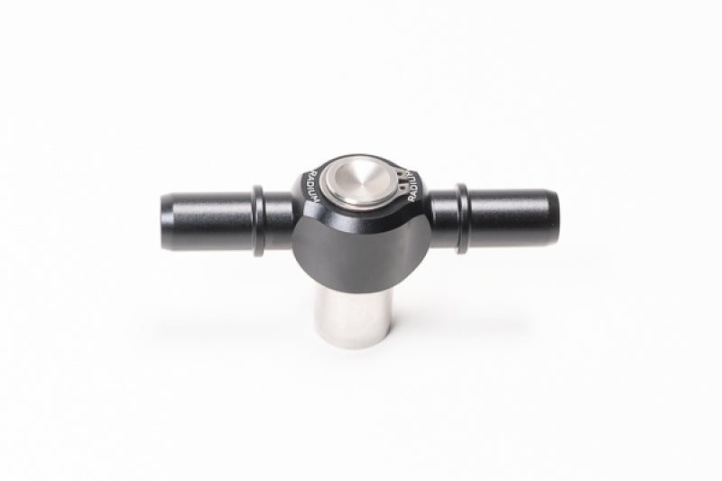 Radium Engineering Nissan RB26DETT Intake or Exhaust 16mm SAE Male Double Banjo Press-Fit Fitting (Part #rad20-0739)