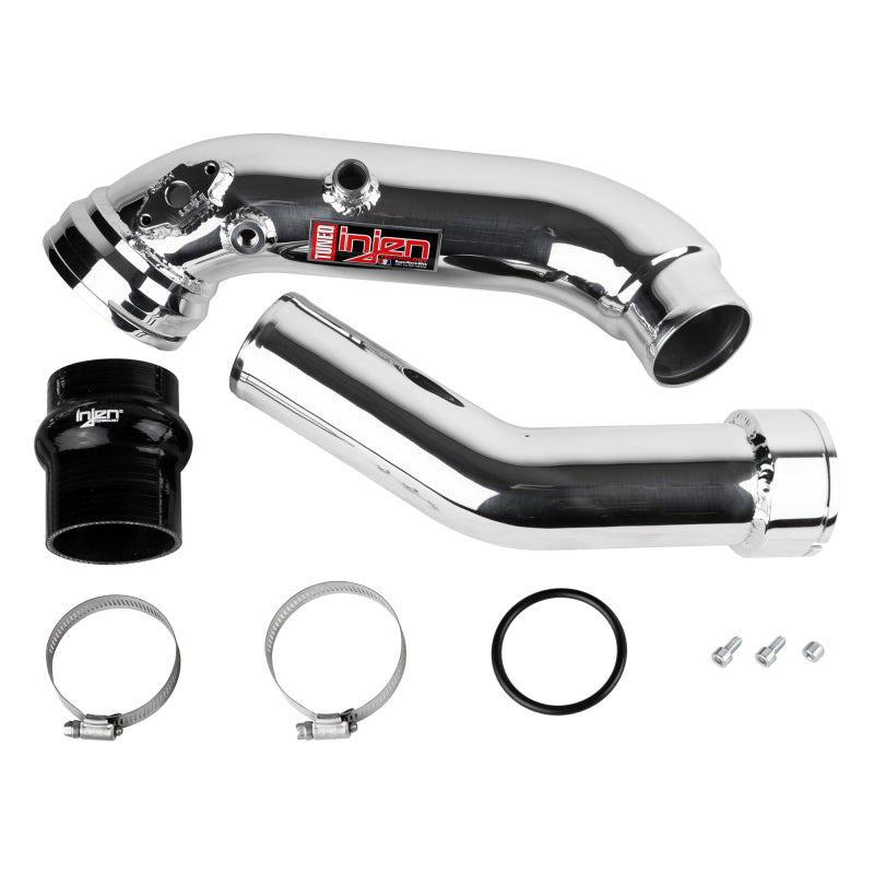 Injen SES1128ICP Cold Side Intercooler Pipe for BMW 3 Series and M2 – Polished Aluminum