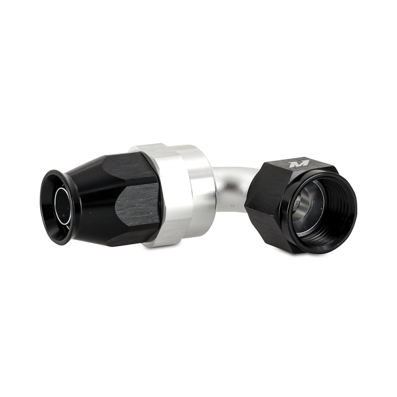 Mishimoto Aluminum PTFE -4AN 90 Degree Fitting Black – High-Performance Braided Line Fitting for Automotive Applications