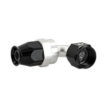 Load image into Gallery viewer, Mishimoto Aluminum PTFE -4AN 90 Degree Fitting Black – High-Performance Braided Line Fitting for Automotive Applications